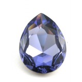 30x20mm 4327 European Crystals Pear Tanzanite