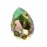 30x20mm 4327 European Crystals Pear Luminous Green