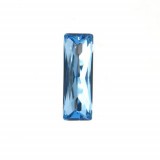 21x7mm 4547 European Crystals Baguette Aquamarine