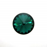 14mm 1122 European Crystals Rivoli Emerald