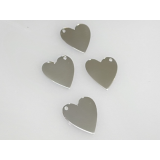 Heart Pendant Sterling silver 13x11mmm