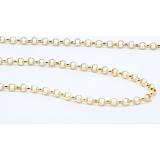 Gold Plated Rolo Chain Round Links 