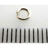 Sterling Silver 925 Jump Rings 0.8mm Gauge 2mm