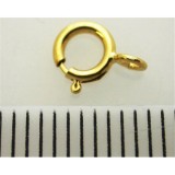 5mm Gold filled Spring ring clasps