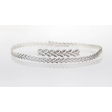 12 Inch Gallery Wire 935 Sterling Silver , 5x0.7mm