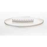 12 Inch Gallery Wire 935 Sterling Silver , 3.9x0.55mm