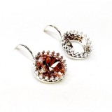 12mm Leverback Earring, Choose your finish.