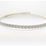 12 Inch Gallery Wire 935 Sterling Silver , 4.8x0.7mm