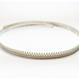 12 Inch Gallery Wire 935 Sterling Silver , 5.2x0.7mm