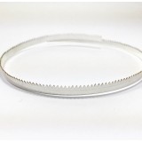 12 Inch Gallery Wire 935 Sterling Silver , 5x0.6mm