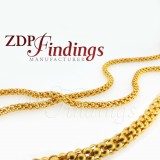 10mm Round Snake Chain, Ornament Gold Chain