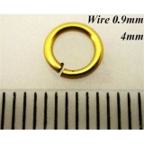 0.9mm x 4mm I.D Jump Rings 14K Gold Filled