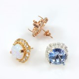 ss47 1122 European Crystals Post Rhinestone Earrings, Choose your options