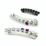 Hair Clip French Barrette for Setting European Crystals SS39