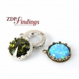 Round 12mm Bezel s Setting Fit European Crystals 1122