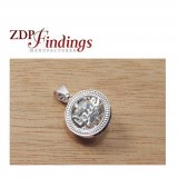 Silver Plated Crystals Zirconia Pendant Necklace