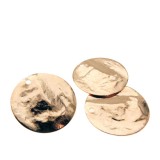 30mm Round Rose Gold Discs