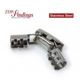 stainless Steel Clasp/Closure, Locking Snap-in