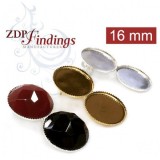 16mm 1122 European Crystals Post Earrings, Choose your options