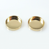 16mm Gold Filled Bezel Cups Bezel Setting or Gluing - Choose your depth