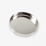 24mm round Bezel Cups Sterling Silver 925