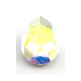 30x20mm 4327 European Crystals Pear Crystal Aurora Borealis