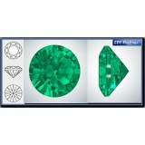 4.00mm 1088 European Crystals Crystal Rock Green