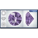 3.50mm 1088 European Crystals Crystal Rock Purple